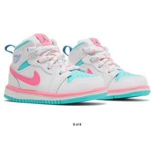 Air Jordan 1 Mid GS 'Digital Pink'